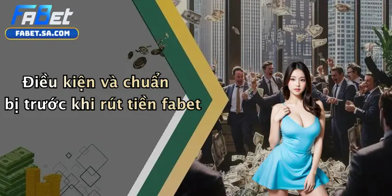 Điều kiện và chuẩn bị trước khi rút tiền fabet